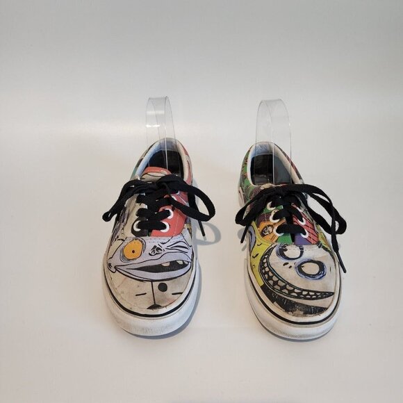 Vans X Nightmare Before Christmas Halloweentown Lace Low Top Sneakers Womens 5 - Picture 4 of 12